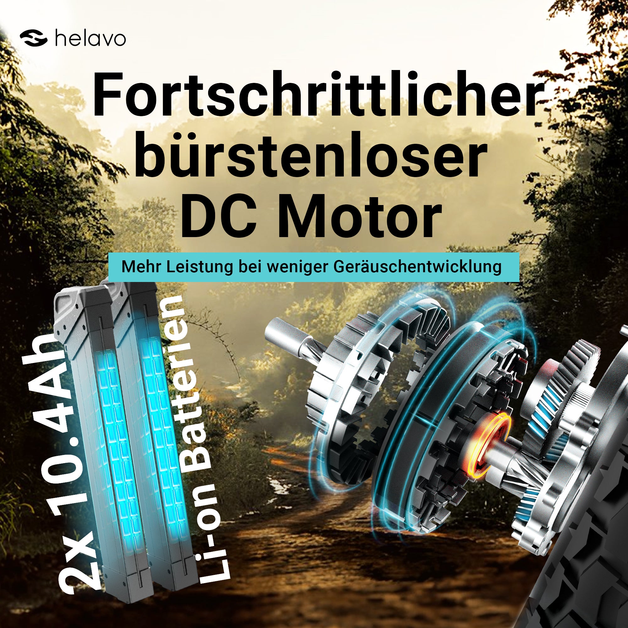 Wide All-Terrain Electric Wheelchair for Adults - Fast-Folding Electric Wheelchair H2010